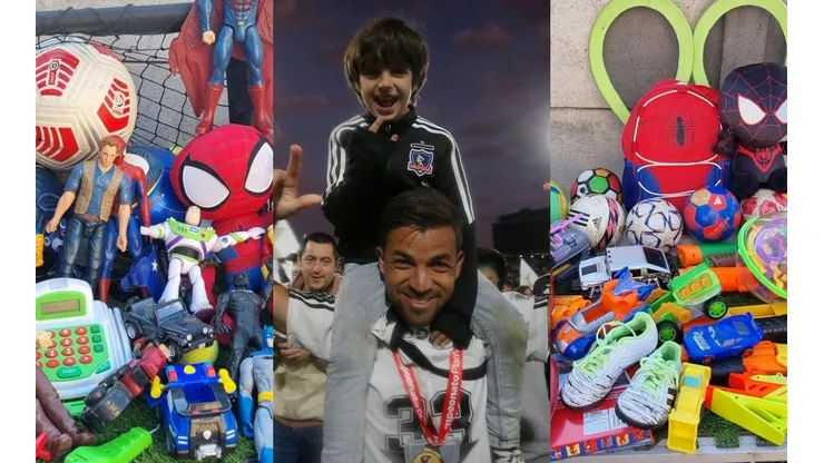 Benicio Costa donó sus juguetes para niños en campamentos