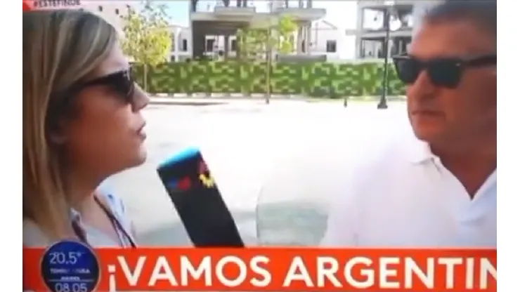 Periodista argentina no tenía idea que entrevistaba a Borghi.