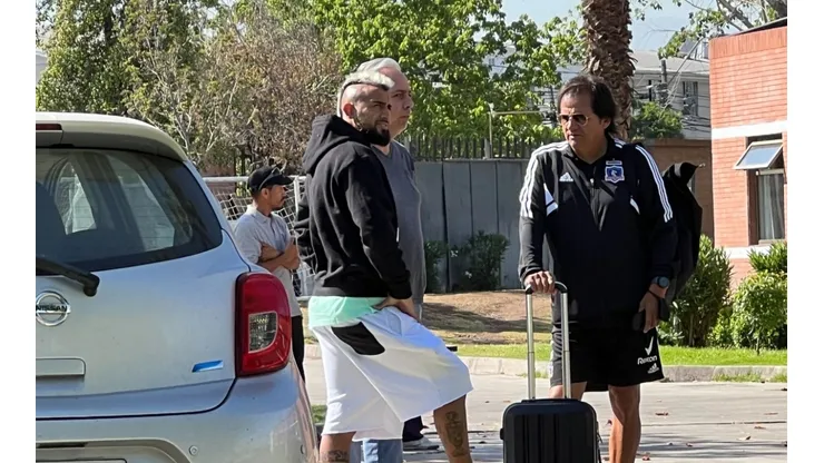 Arturo Vidal y su representante sorprenden en el Monumental