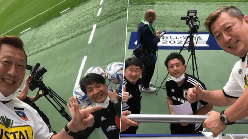 Hincha japonés celebra clasificación del Mundial con camiseta de Colo Colo.