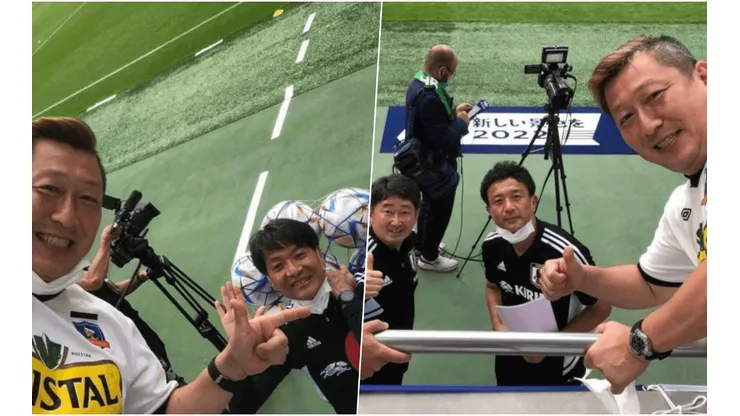 Hincha japonés celebra clasificación del Mundial con camiseta de Colo Colo.