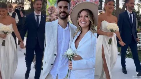 Agustín Bouzat aprovecha sus vacaciones para casarse con Fiorella Curutchet