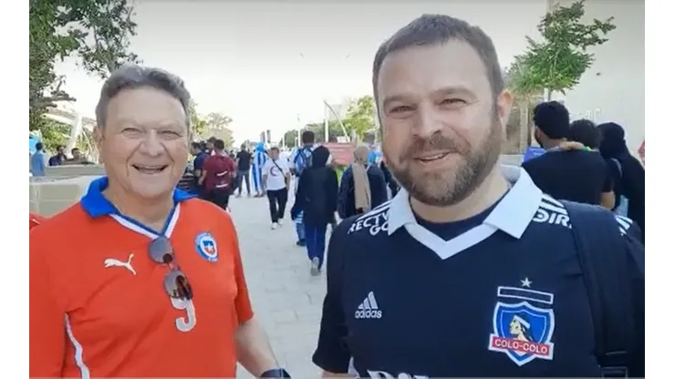 Hincha de Colo Colo está presente en Qatar 2022