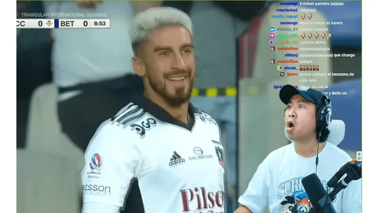 Youtuber Coreano Loco maravillado con goleada de Colo Colo.
