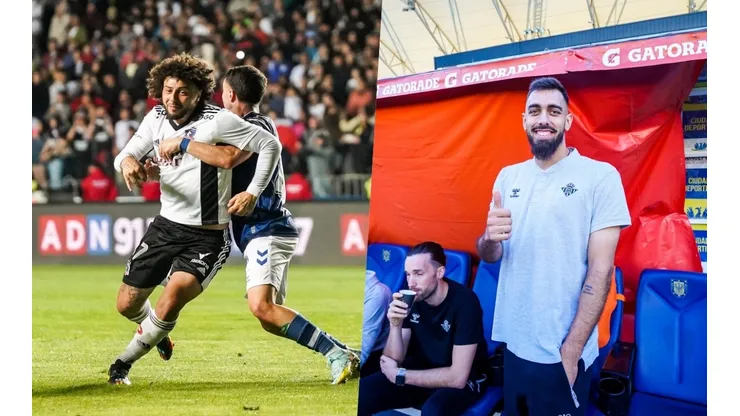 Maximiliano Falcón intercambió camisetas con Borja Iglesias