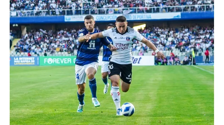Aitor Ruibal no puede con la decepción tras la goleada ante Colo Colo