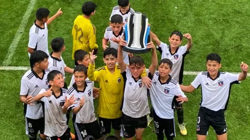 Colo Colo Sub-11 se coronó campeón en Argentina.