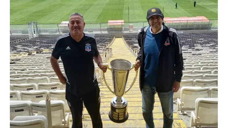 La felicidad de Lizardo Garrido tras volver al Estadio Monumental.