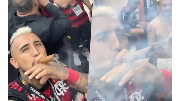 El mejor jugador chileno de la historia celebra como quiere