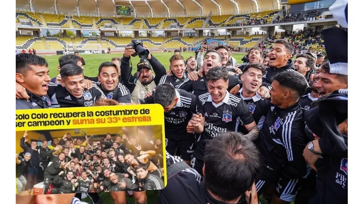 Colo Colo se roba las portadas de los medios nacionales tras bajar la estrella 33.