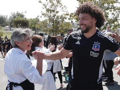 Falcón maravillado con el pasillo que realizaron funcionarios de Colo Colo