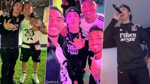 Pailita fue el encargado de animar la fiesta de celebración de Colo Colo.