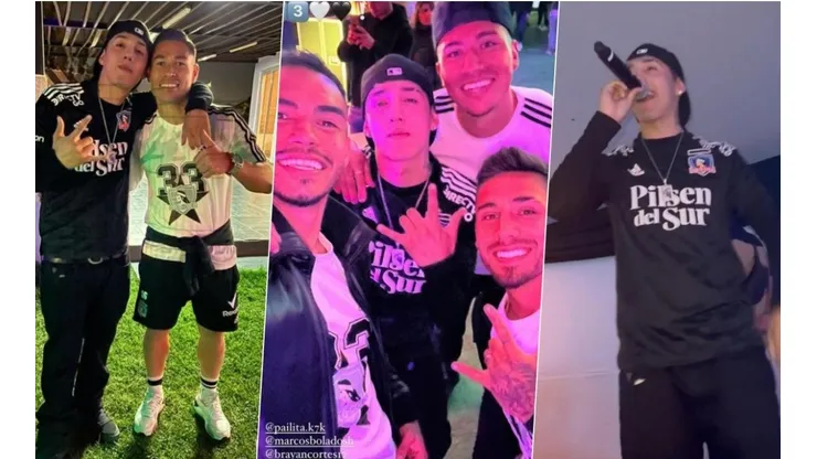Pailita fue el encargado de animar la fiesta de celebración de Colo Colo.