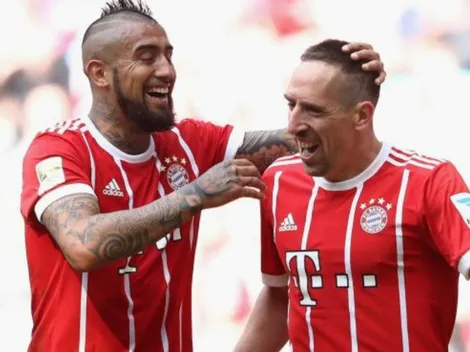 Vidal no se guarda nada y despide emotivamente a Ribéry