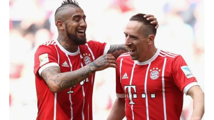 Vidal no se guarda nada y despide emotivamente a Ribéry.