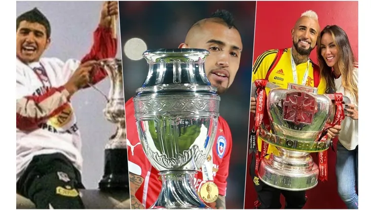 Vidal es el jugador chileno con más copas en la historia del fútbol chileno.