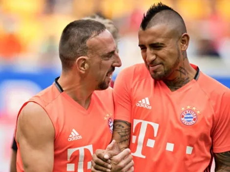 Franck Ribéry y su notable frase a Arturo Vidal