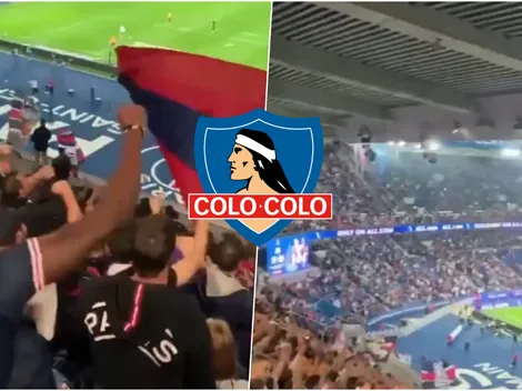Hincha se viraliza cantando las canciones de Colo Colo en partido del PSG vs Marsella