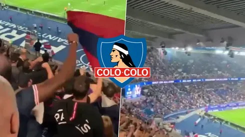 Hincha se viraliza cantando las canciones de Colo Colo en partido del PSG vs Marsella.