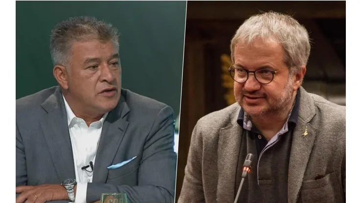 Diputado italiano Claudio Borghi se llena de insultos en medio del partido de Colo Colo.