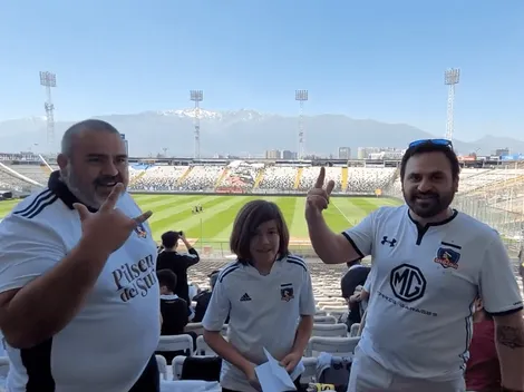 Hinchas de Colo Colo forjan amistad conociéndose en el Monumental