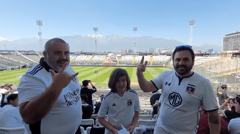 Hinchas de Colo Colo forjan amistad conociéndose en el Monumental.