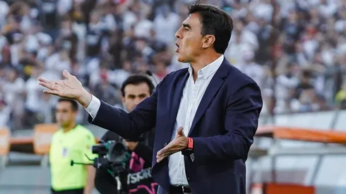 El lamento de Gustavo Quinteros tras el empate ante Curicó Unido.