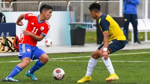 Joan Cruz fue titular en la derrota de Chile Sub20