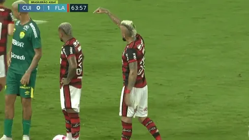 Vidal MasterClass: El King cedió su penal pese a los cánticos del hincha de Flamengo.