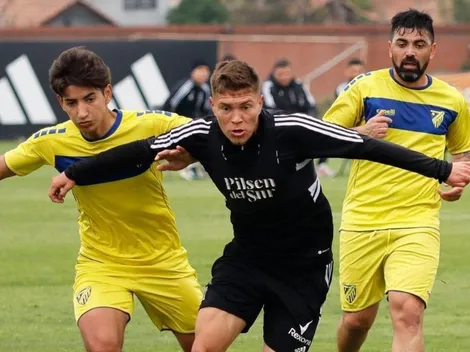 Hermano del Pibe estuvo con Barnechea en el amistoso contra Colo Colo