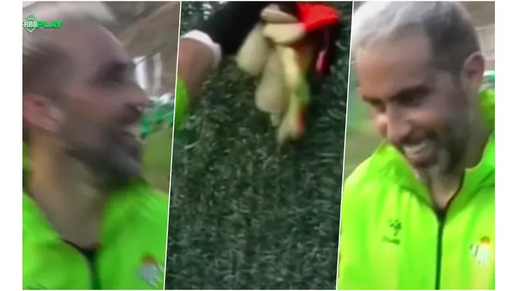 Bravo emociona a todo el Betis cumpliéndole el sueño a un hincha.