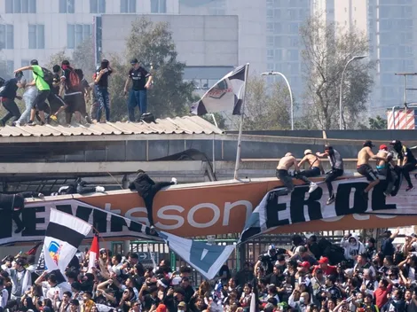 Tribuna Cordillera colapsa por hinchas encaramados en el Arengazo