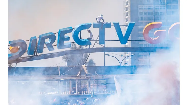 Así quedó la publicidad de DirectvGO tras el colapso en el sector Cordillera.