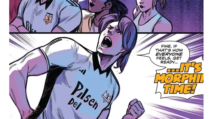Camiseta de Colo Colo la rompe en cómics de Power Rangers.