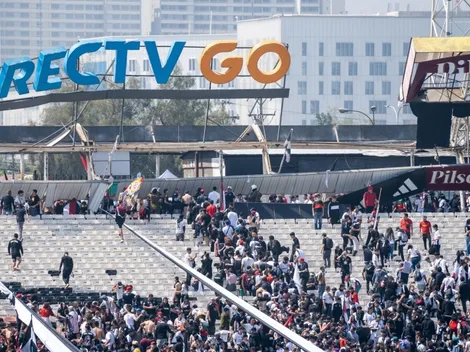 VIDEO | El impactante registro del colapso del techo del Monumental