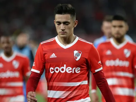 Pablo Solari vive su primera decepción con River Plate