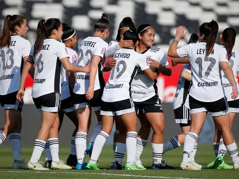 Plantel del Colo Colo Femenino festeja la permanencia de Ysaura Viso