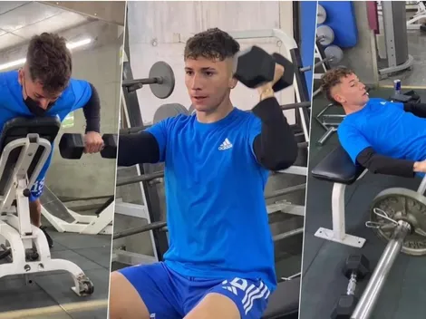 Arriagada entrena con todo para llegar bien preparado a Athletico Paranaense