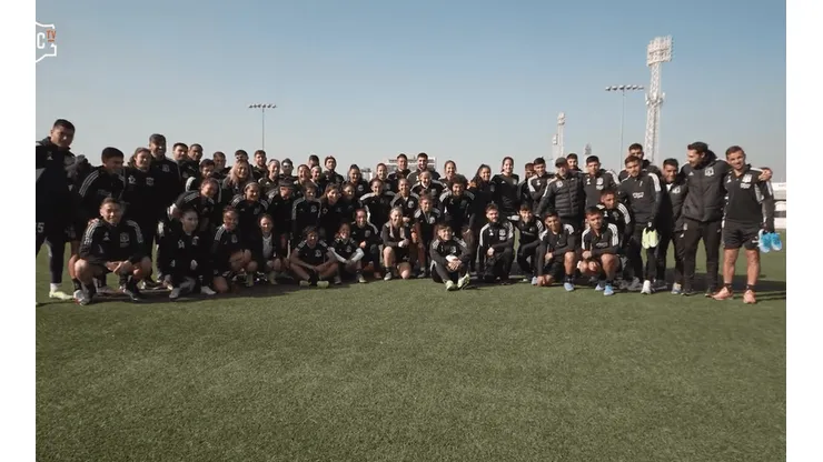 Plantel masculino arenga la práctica del Femenino para buscar el cupo de Libertadores.