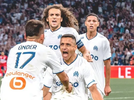 Sánchez brilla en Marsella con nueva conquista y guía triunfo frente al Lille