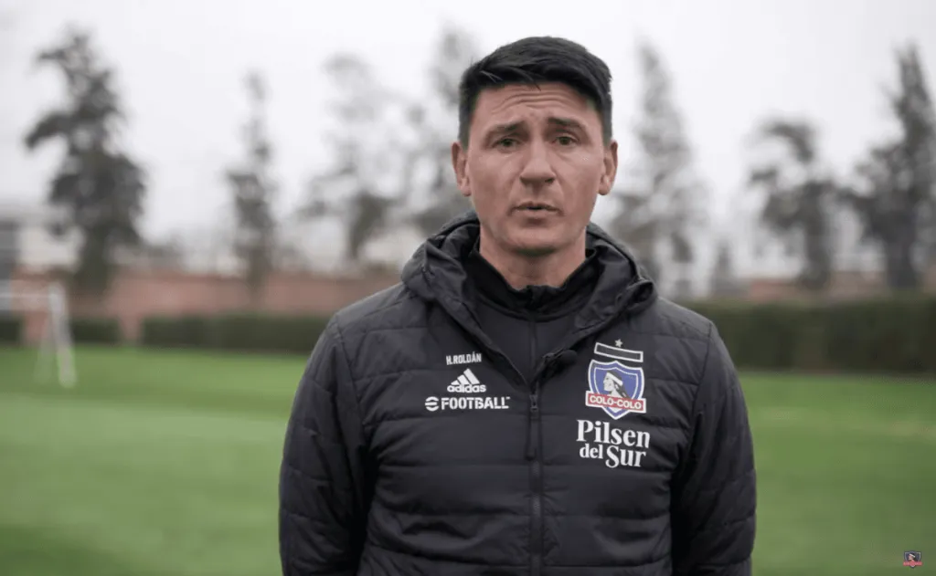 Hugo Roldán fue el PF de Gustavo Quinteros en Colo Colo.