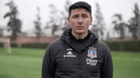 Hugo Roldán fue el PF de Gustavo Quinteros en Colo Colo.