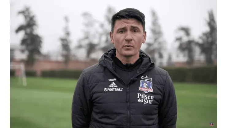 Hugo Roldán fue el PF de Gustavo Quinteros en Colo Colo.