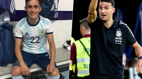 El Pibe quiere convencer a Scaloni de una oportunidad.