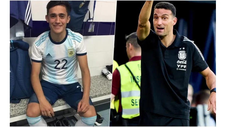 El Pibe quiere convencer a Scaloni de una oportunidad.