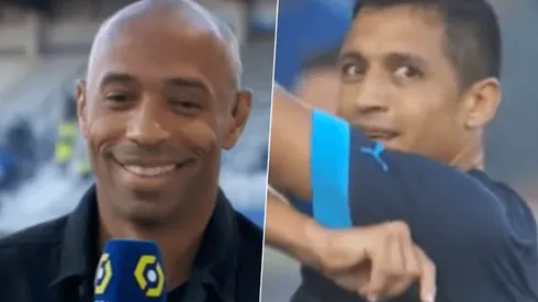 Henry se va con sonrisa de oreja a oreja al recibir camiseta de Alexis.