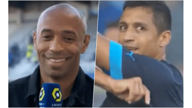 Henry se va con sonrisa de oreja a oreja al recibir camiseta de Alexis.