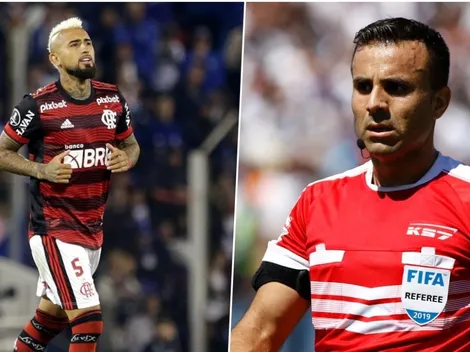 Piero Maza arbitrará la semifinal de vuelta entre el Flamengo de Vidal y Vélez