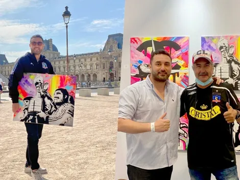 La historia del hincha que recorrió el Louvre en búsqueda de Colo Colo