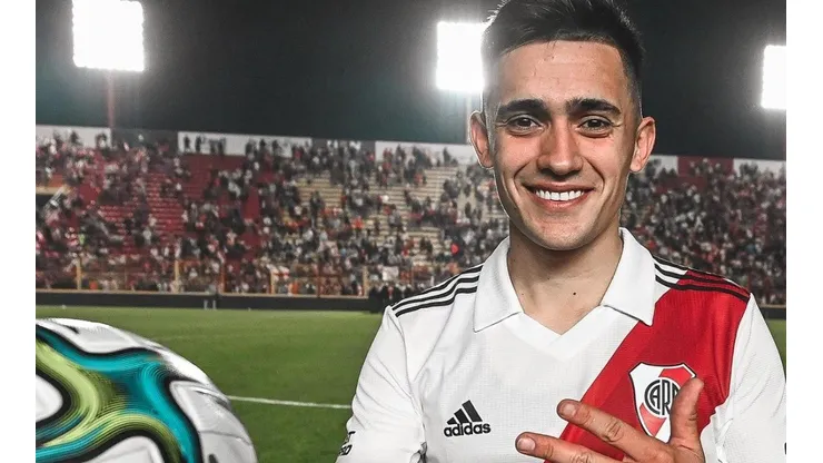 Solari anotó el primer triplete de su carrera.